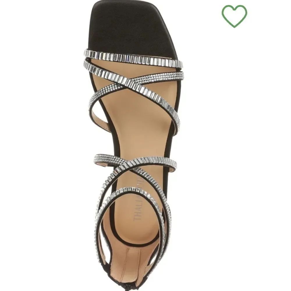 BRAND NEW THALIA SODI WOMEN'S DANA EMBELLISHED STRAPPY FLAT Flat SANDALS